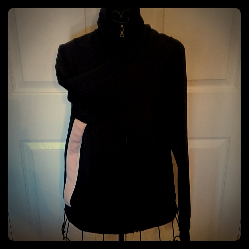 Medium NY & Co Light Jacket Pink Stripe